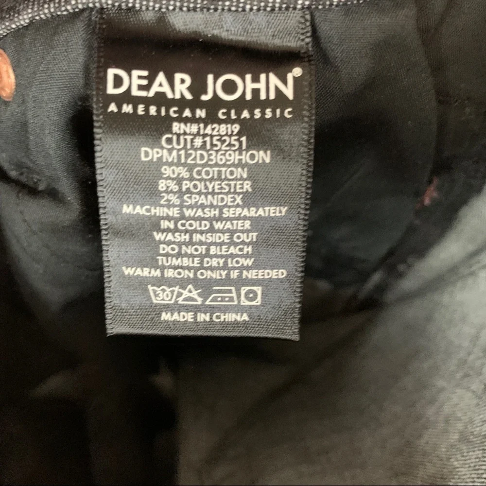 Dear John‎ Slightly Fades Black High Waisted Skinny Jeans Size 26